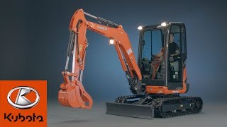 Kubota U27 Series MiniExcavator Mastering Precision and Power in 360° [upl. by Ytirahs]