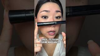 Is loreal telescopic a tubing mascara tubingmascara shorts [upl. by Haraj]