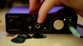 UnboxingKicsomagolás Focusrite Scarlett Solo [upl. by Bohlin]