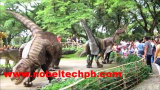 Walking Dinosaurs in Clarkland Dinosaurs Island [upl. by Ahsimin931]