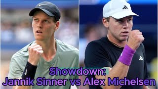 US Open 2024 Showdown Jannik Sinner vs Alex Michelsen [upl. by Aehcsrop]