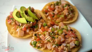 Ceviche de Pescado con Catsup  quotEl Saborcito Rojoquot [upl. by Aldo787]