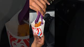 HOW WENDYS CEO EATS NUGGIES😳shorts [upl. by Ryann]