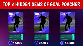 Top 3 Hidden Gems CF Goal Poacher Efootball 2025 Mobile  Efootball 2025 Mobile [upl. by Naujaj]