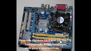 Gigabyte GAG31MS2L Mainboard [upl. by Keheley]