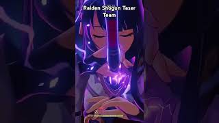 Raiden Shogun Taser Team  Sporal Abyss 123 5152  Gemshin Impact 51genshinimpact spiralabyss [upl. by Nyla378]