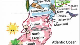 Economy and Geography of the Regions of the 13 Colonies [upl. by Adnawt]