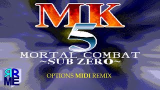 Mortal Kombat 5 Sub Zero Genesis Options MIDI Remix [upl. by Deacon749]