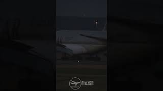 Qatar A380 Landing on RYW03 at Perth Airport [upl. by Komsa]