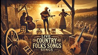 Timeless Folk Country Hits  Best Acoustic Songs for Relaxing amp Road Trips [upl. by Arther678]