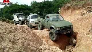 Part2 12 Trucks Offroad Adventures M35A2 MAN KAT1 8x8 Trail Finder 2 D90 Unimog Wraith Ford Tundra [upl. by Ydeh364]