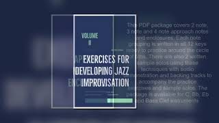 Exercises for Developing Jazz Improvisation Bundle Advert [upl. by Etan51]