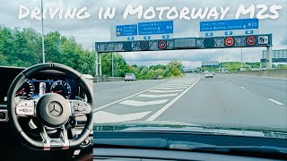 Driving through M25 Motorway [upl. by Eiznikam532]