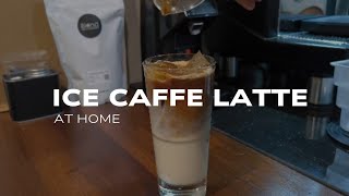 Ice Caffe Latte  Iced Latte At Home [upl. by Akinwahs]