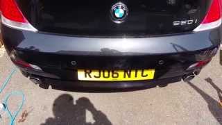 BMW 650i 645i V8 with modded OEM exhaust [upl. by Corry764]