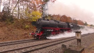 01 150 und 01 519 lautstark am Hattinger Berg [upl. by Jelle]