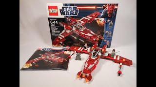 Star Wars Republic Striker class Starfighter LEGO Set 9497 [upl. by Anyek168]