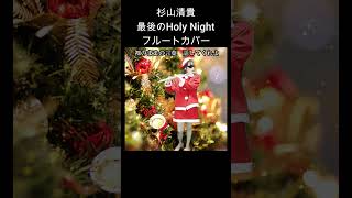 杉山清貴／最後のHoly Night【フルートカバー】【２番サビのみ】 [upl. by Servetnick879]