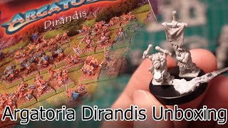 Argatoria Dirandis starter army Unboxing and assembly [upl. by Hoem]