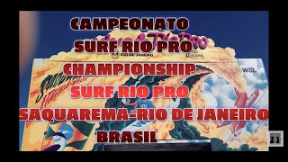 SURF RIO PRO Championship SaquaremaRio de Janeiro Brazil  Campeonato SURF RIO PROBrasil [upl. by Wurst]