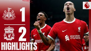 HIGHLIGHTS Darwin double in DRAMATIC late win  Newcastle 12 Liverpool [upl. by Yunfei]