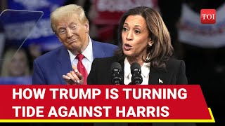 US Shocker For Harris As Trump Tightens Gap In New National Polls  Presidential Election [upl. by Ailel94]