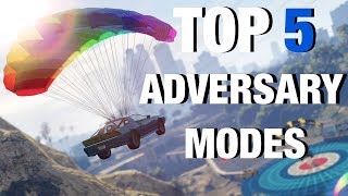 TOP 5 ADVERSARY MODES IN GTA 5 [upl. by Adelaja319]