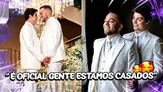 CASAMENTO MAIS BADALADO DA HISTORIA LUCAS RANGEL E LUCAS BLEY OFICIALMENTE CASADOS [upl. by Flannery]