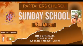 Partakers Church Sunday School 102923 [upl. by Mellisent409]