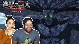 ATTACK ON TITAN SEASON 3 PART 2 TRAILER REACTION [upl. by Kubiak]