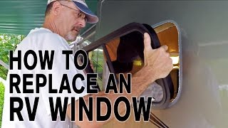 How To Replace an RV Window  RV Window Replacement Made Easy [upl. by Nosyd254]