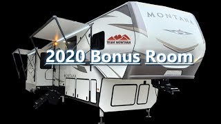 New 2020 Montana fifth wheel Bonus RoomLiving Area [upl. by Madeleine473]