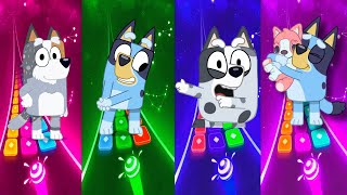 Bluey Bingo X Bluey Bingo Coffin Dance  Tiles Hop EDM Rush [upl. by Ragg896]