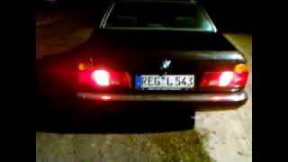 BMW E32 740i Exhaust sound [upl. by Ettigirb357]