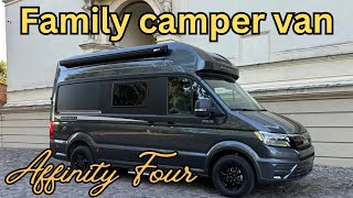 Affinity Four  CAMPER VAN FOR FOUR with ingenious bed system [upl. by Urdna]