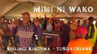 SHILINGI Kimuswa Original TUSHAURIANE  MIMI NI WAKO Live  Ukunda Wedding [upl. by Ellives]