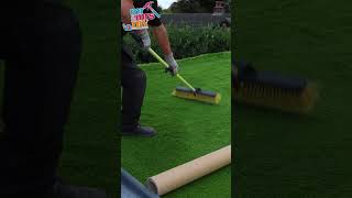 Artificial Grass on a Roof diy 60seconddiy howto artificial grass roof garden project fun [upl. by Aiynot]