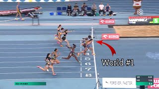 Ewa Swoboda is the Fastest in the World   Womens 60m  Copernicus Cup 2024 [upl. by Kneeland297]