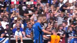 Club Brugge KV vs Cercle Brugge 30 Christos Tzolis Andreas Skov Olsen amp Brandon score in win [upl. by Nybor]