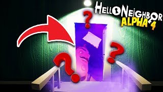 UNLOCKING THE NEIGHBORS SUPER SECRET AREA THIS ACTUALLY WORKED  Hello Neighbor Alpha 4 Gameplay [upl. by Elbart]