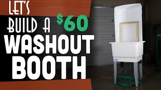 How to Build a WASHOUT BOOTH  Screen Printing [upl. by Xuagram]