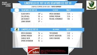 Lindfield CC 1st XI v Seaford CC 1st XI [upl. by Laban]