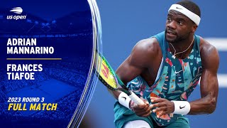 Frances Tiafoe vs Adrian Mannarino Full Match  2023 US Open Round 3 [upl. by Sarad]