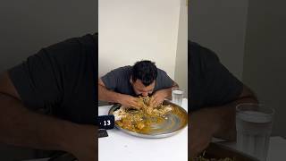 4KG DHABA STYLE CHICKEN CURRY RICE CHALLENGE😱 BROTHER vs BROTHER 😍🔥 shorts foodie eatingshow [upl. by Ylrbmik]