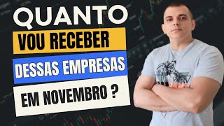 SANB11 AGRO3 TAEE11 Quanto vou receber de dividendos em novembro [upl. by Suoicerpal292]