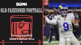 Fantasy Football Week 9 Waiver Wire Pickups and Week 8 Recap [upl. by Amaso369]