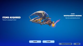 How to Unlock The Wastelander’s Revenge Glider for FREE in Fortnite [upl. by Lodi]