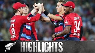 Munros 18ball 50 in Qualifier  HIGHLIGHTS  TransTasman Tri Series  BLACKCAPS v England [upl. by Yaner]