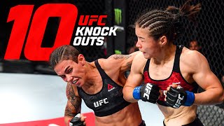 Top 10 Strawweight Knockouts in UFC History [upl. by Ginelle]