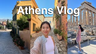 ATHENS GREECE VLOG 🇬🇷 Visiting Acropolis trying delicious gyros amp more [upl. by Clovis]